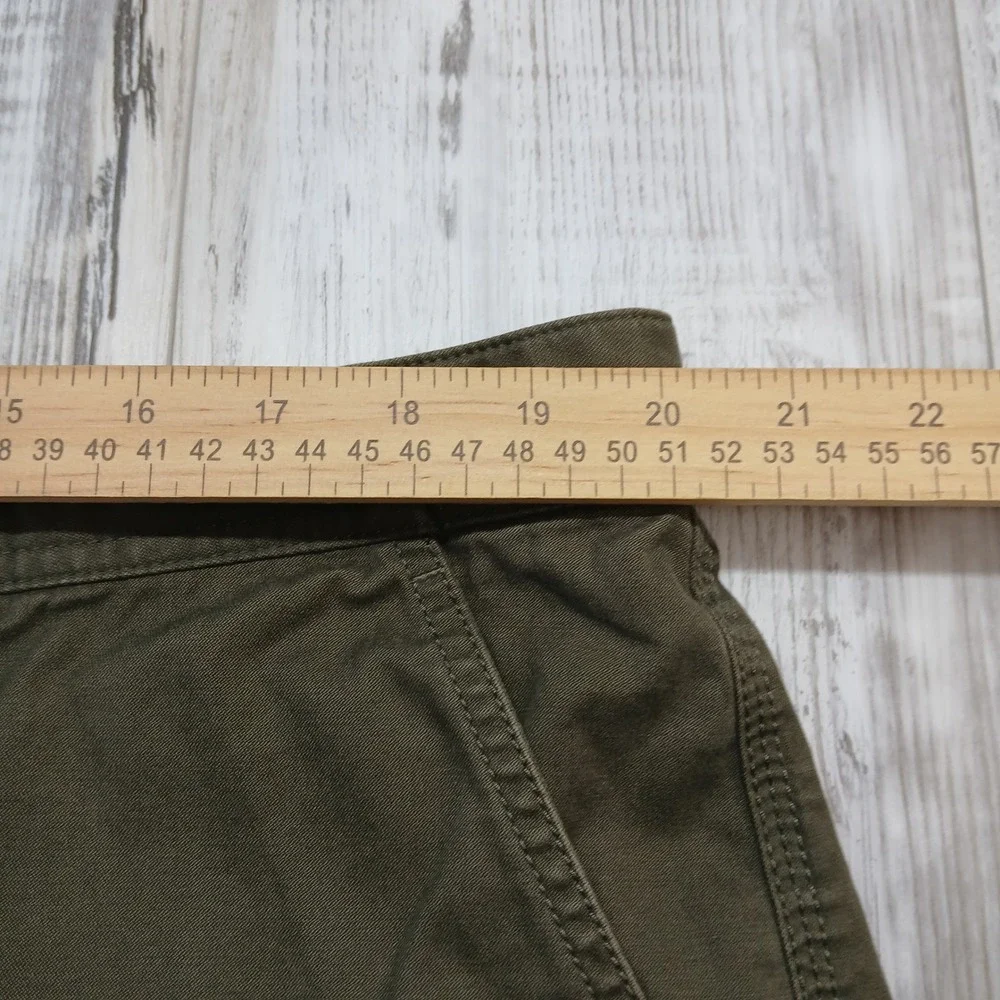 Nike ACG Mens Cargo Shorts Olive Green Cotton Canvas Utility Hiking Size 40